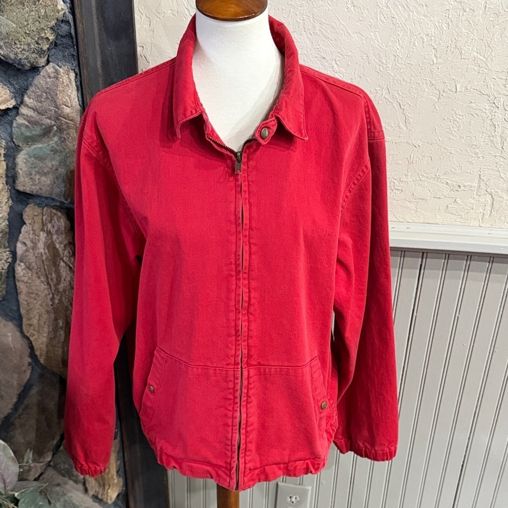 Eddie Bauer Women's Vibrant Red Utility Jacket